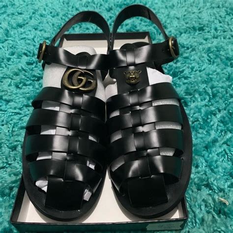 girls gucci sandles|Gucci unisex sandals.